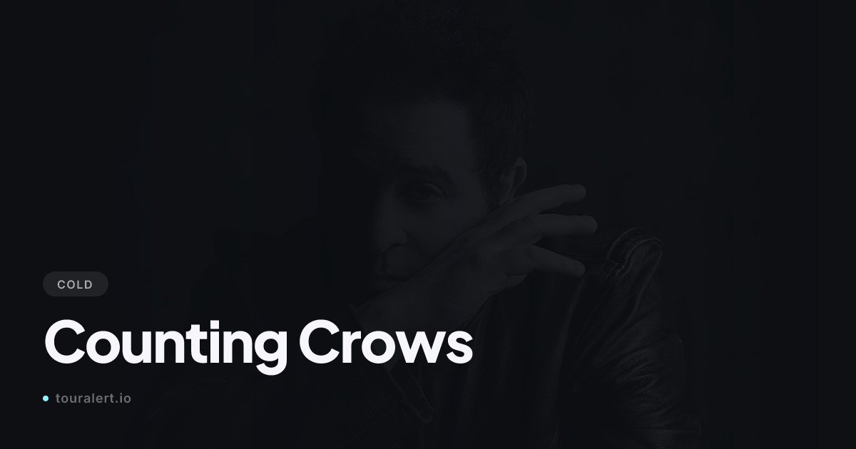 Is Counting Crows Touring in 2026? Reunion Rumors & News | TourAlert