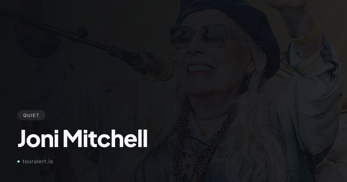 Is Joni Mitchell Touring in 2026? Reunion Rumors & News | TourAlert