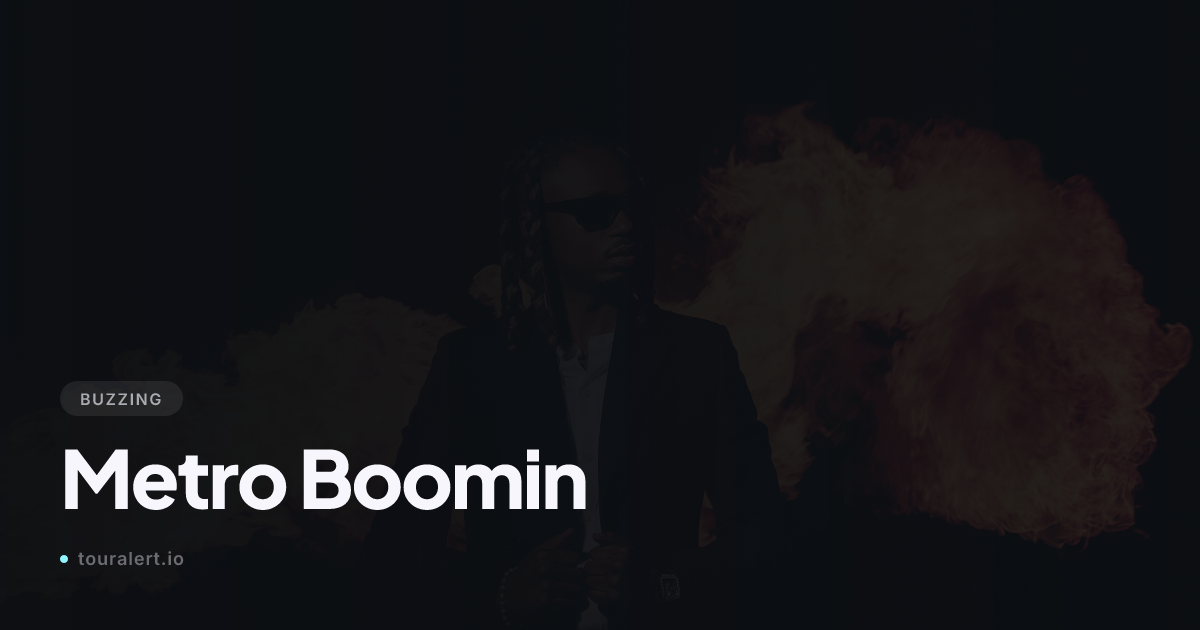 Is Metro Boomin Touring in 2026? Reunion Rumors & News | TourAlert