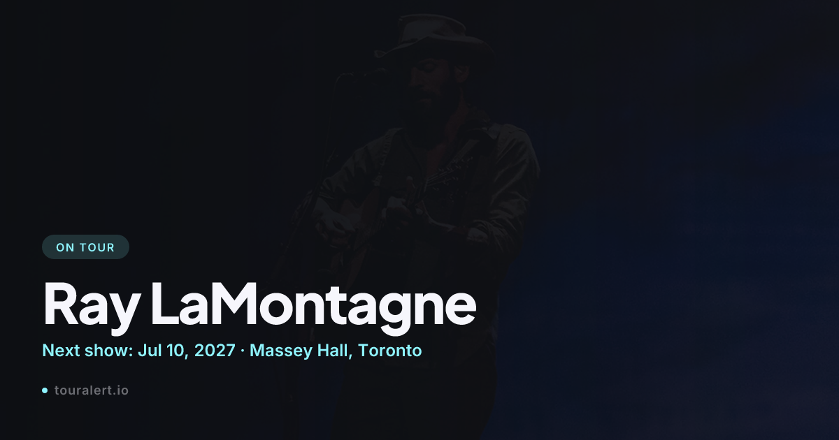 Ray LaMontagne Tour 2027: Dates, Tickets & News | TourAlert