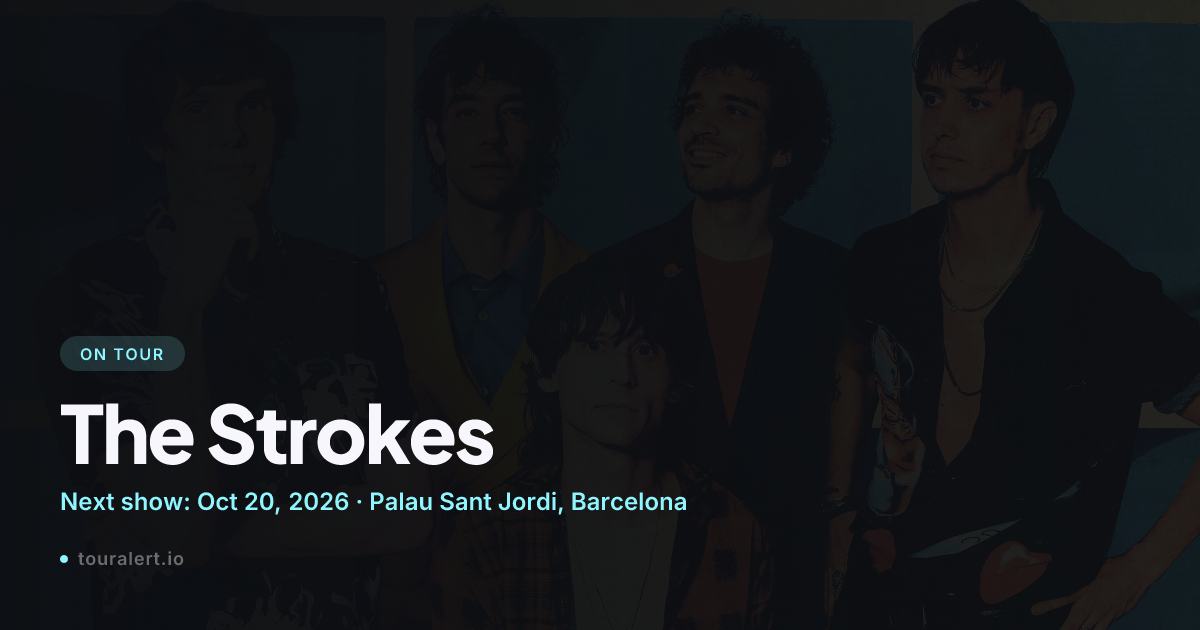 The Strokes Tour 2026-2027: Dates, Tickets & News | TourAlert